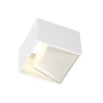 SLV Logs In Wall Light Aluminium White 6W 600lm - 830 Warm White