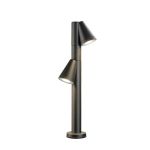 SLV T-Tube Aluminium Black | Suitable for 2x GU10