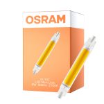 Osram LED Slim Line R7S LED R7S 118mm Clear 8W 806lm - 827 Extra Warm White | Replaces 60W