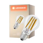 Ledvance LED Classic E27 Pear Filament Clear 5.7W 1055lm - 827 Extra Warm White | Replaces 75W
