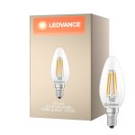 Ledvance Classic LED E14 Candle Filament Clear 5.9W 806lm - 827 Extra Warm White | Replaces 60W