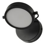Ledvance Decor Puck Wall Light Black 11W 370lm - 930 Warm White | Best Colour Rendering