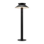 Nordlux Solar Pedestal Lamp Justina Metal Black 5W 400lm - 830 Warm White | Motion And Light Sensor