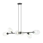 Emibig Pendant Pandora Steel Black | Suitable for 6x E14 - Max 10W