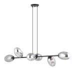 Emibig Pendant Pandora Steel Black | Suitable for 6x E14 - Max 10W
