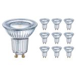 Multipack 10x Ledvance  Performance LED Spot Reflector GU10 PAR16 4.3W 350lm 120D - 827 Extra Warm White | Replaces 32W