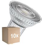Multipack 10x Ledvance LED Spot GU10 PAR16 6.1W 575lm 60D - 930 Warm White | Best Colour Rendering - Dimmable - Replaces 80W