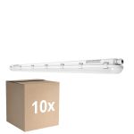 Multipack 10x Ledvance LED Waterproof Batten Damp Proof 46W 6400lm - 840 Cool White | 150cm
