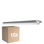 Multipack 10x Ledvance LED Waterproof Batten Damp Proof Compact 23W 2800lm - 840 Cool White | 120cm 