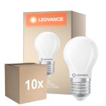 Multipack 10x Ledvance Classic LED E27 Pear Frosted 1.8W 250lm - 827 Extra Warm White | Dimmable - Replaces 25W