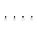 Eglo LED String Light Partaj Black 4.5M - 830 Warm White | incl. 16 Light Sources