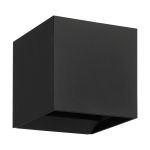 Eglo Wall Light Calpi 3 Aluminium Black Up & Down 2.8W 420lm - 830 Warm White | IP54