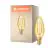 Ledvance  Vintage 1906 LED E14 Candle Gold 2.5W 220lm - 824 Extra Warm White | Replaces 25W