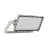 Ledvance LED Floodlight Max Aluminium Grey 600W 77600lm 65x120D - 730 Warm White | IP66 - Asymmetrical