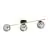 Emibig Ceiling Light Splendi Steel Black | Suitable for 3x E14 - Max 10W