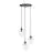 Emibig Pendant Astral Steel Black | Suitable for 3x E14 - Max 10W