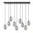 Emibig Pendant Astral Steel Black | Suitable for 9x E14 - Max 10W