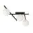 Emibig Ceiling Light Smart Steel Black | Suitable for 3x E14 - Max 10W