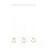 Emibig Pendant Glam Steel White | Suitable for 3x E14 - Max 10W