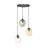 Emibig Pendant Istar Steel Black | Suitable for 3x E27 - Max 10W