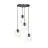 Emibig Pendant Istar Steel Black | Suitable for 4x E27 - Max 10W