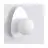 Emibig Wall Light Ovo Steel White | Suitable for 1x G9 - Max 8W