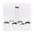 Emibig Pendant Drumz Steel Black | Suitable for 6x E14 - Max 10W