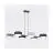 Emibig Pendant Drumz Steel Black | Suitable for 6x E14 - Max 10W