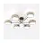 Emibig Ceiling Light Maga Steel Brown | Suitable for 6x E14 - Max 10W
