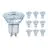 Multipack 10x Ledvance  Performance LED Spot Reflector GU10 PAR16 4.5W 350lm 36D - 940 Cool White | Best Colour Rendering - Dimmable - Replaces 50W