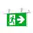 Noxion LED Emergency Sign | Recessed | 1W 20lm - 860 Daylight | 30m Viewing Distance - Emergency 3H - Autotest - Incl. 4 Directions