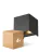 Multipack 4x D'Lite Wall Light Elingen Black Up & Down 4.9W 480lm - 830 Warm White | IP65