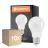 Multipack 10x Ledvance  Classic LED E27 Pear Frosted 4.9W 470lm - 827 Extra Warm White | Replaces 40W