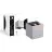 D'Lite Wall Light Nova Silver Up & Down 4.9W 480lm - 830 Warm White | IP54 - Adjustable Beam Angle