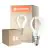 Multipack 6x Osram Classic LED E14 Ball Filament Clear 5.9W 806lm - 827 Extra Warm White | Dimmable - Replaces 60W