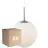 Multipack 6x Nordlux Pendant Cafe 30 Silver - Glass | E27 Max 25W