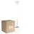 Multipack 6x Nordlux Café Pendant Glass White | Suitable for E27