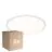 Multipack 6x Nordlux LED Ceiling Light Oja 42 White 24W 2200lm - 830-840 CCT | IP54 - Dimmable