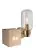 Multipack 6x Nordlux Tutan Wall Light Glass Brass | Suitable for E14