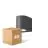 Multipack 4x D'Lite Wall Light Vossem Black | IP54 - Suitable For 1x GU10