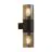 Eglo Wall Light Cropani Black Up & Down | IP54 - Suitable for 2x E27