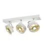 SLV Kalu Spot Aluminium White Round | Suitable for 3x GU10 (AR111) 