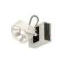 SLV Kalu Single Wall and Ceiling Light Aluminium White 17W 1000lm - 830 Warm White | Dimmable 