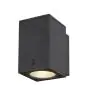 SLV Enola M Wall Light Aluminium Grey Square 11W 980lm - 940 Cool White | Outdoor - IP65 - Best Colour Rendering