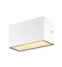 SLV Sitra M Up/Down Wall Light Aluminium White 14W 1880lm - 830-840 CCT | Outdoor - IP65