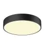 SLV Medo Pro 40 Wall and Ceiling Light Aluminium Black Round 19W 2650lm - 930-940 CCT | IP50 - Best Colour Rendering - Dali Dimmable 