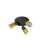 SLV Puri 2.0 Aluminium Spot Black | Suitable for 3x GU10