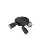 SLV Puri 2.0 Aluminium Spot Black | Suitable for 3x GU10