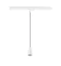 SLV Tracklight Pendant Puri 2.0 3-Phase Aluminium White | Suitable for 1x GU10 - Dimmable