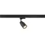 SLV Track Spot Puri 2.0 3-Phase Aluminium Black | Suitable for 1x GU10 - Dimmable